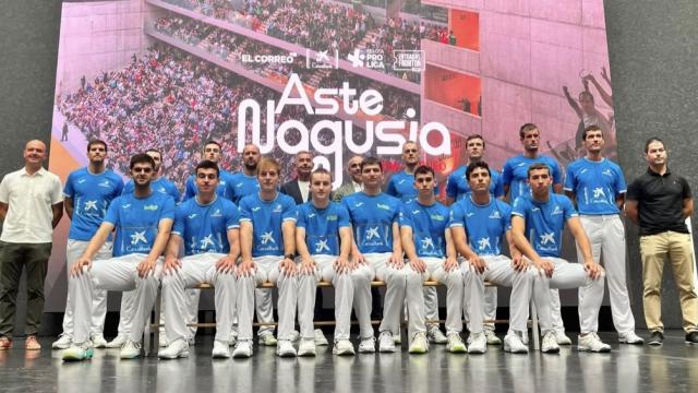 Los pelotaris del Torneo Aste Nagusia. PELOTA PRO LIGA
