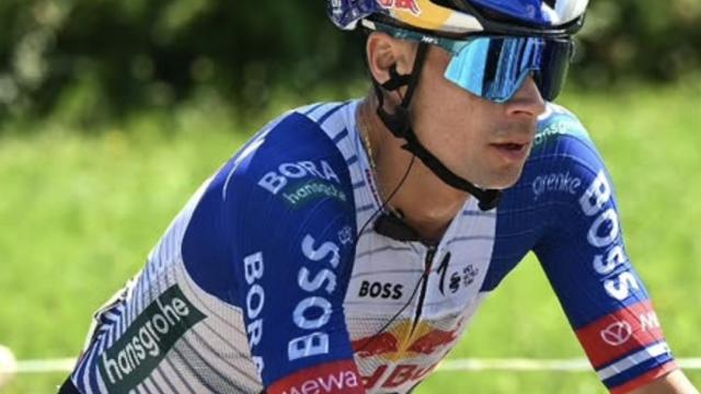 Primoz Roglic en una carrera reciente. 