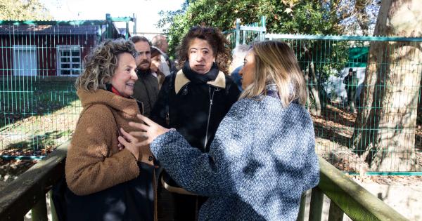 Los miembros del Consejo de Gerencia de Urbanismo y de la Comisión de Urbanismo del Ayuntamiento de Pamplona visitan el parque de Aranzadi. Foto: Ayuntamiento de Pamplona
