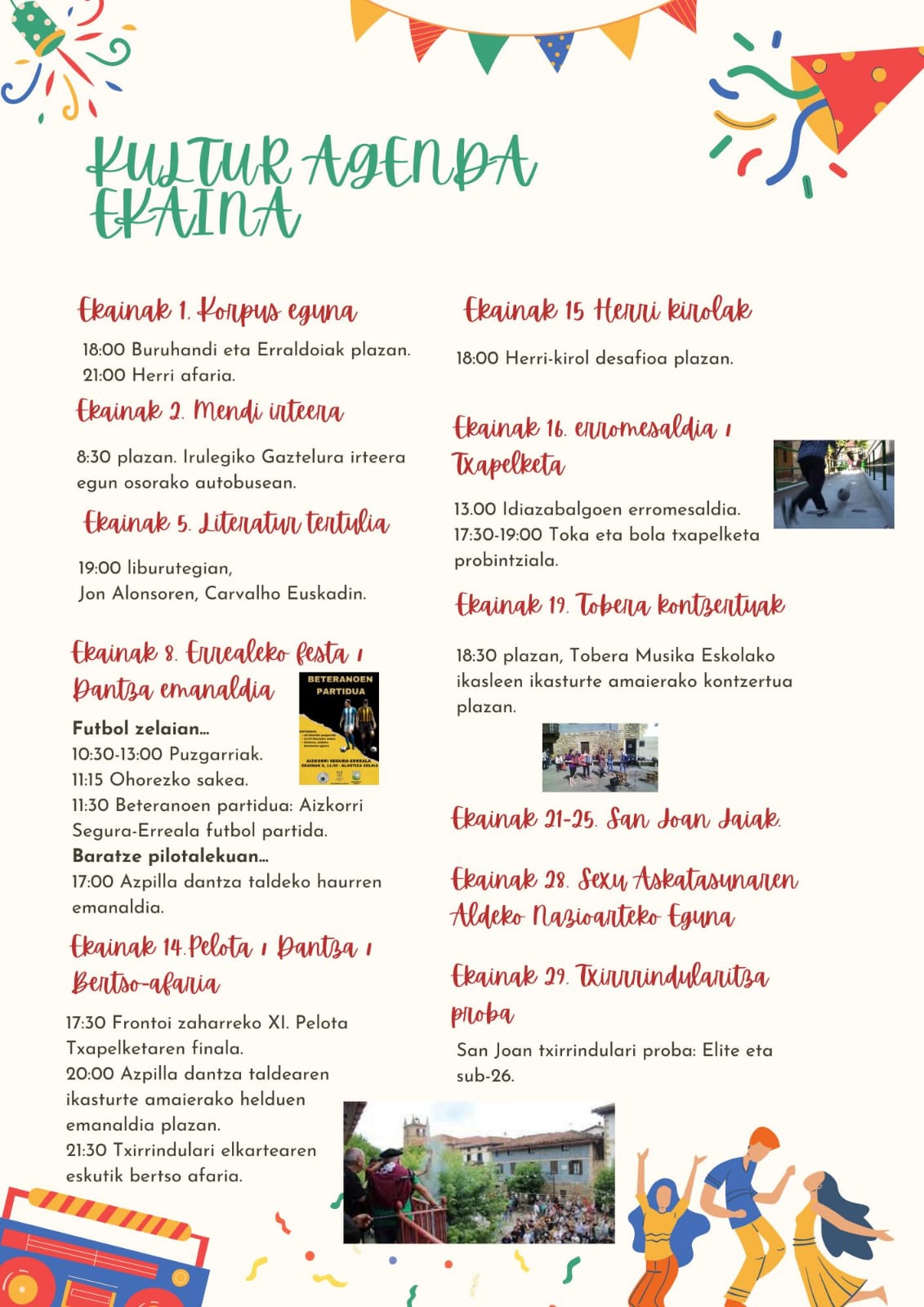 Cartel de fiestas de Segura 2024 Cartel de fiestas de Segura 2024