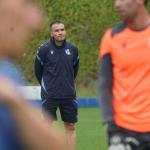 Sergio Francisco, en un entrenamiento. NOTICIAS DE GIPUZKOA