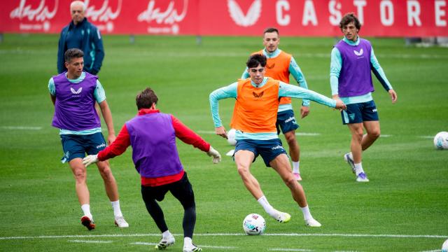 Imagen de una sesión de entrenamiento del Athletic. Foto: Athletic Club