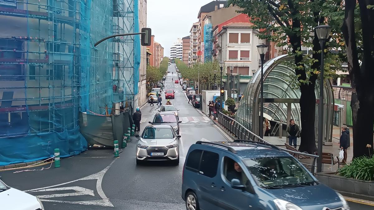 Imagen de archivo de una calle de Sestao. / Deia