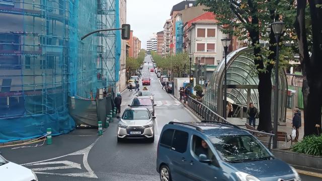 Imagen de archivo de una calle de Sestao. / Deia