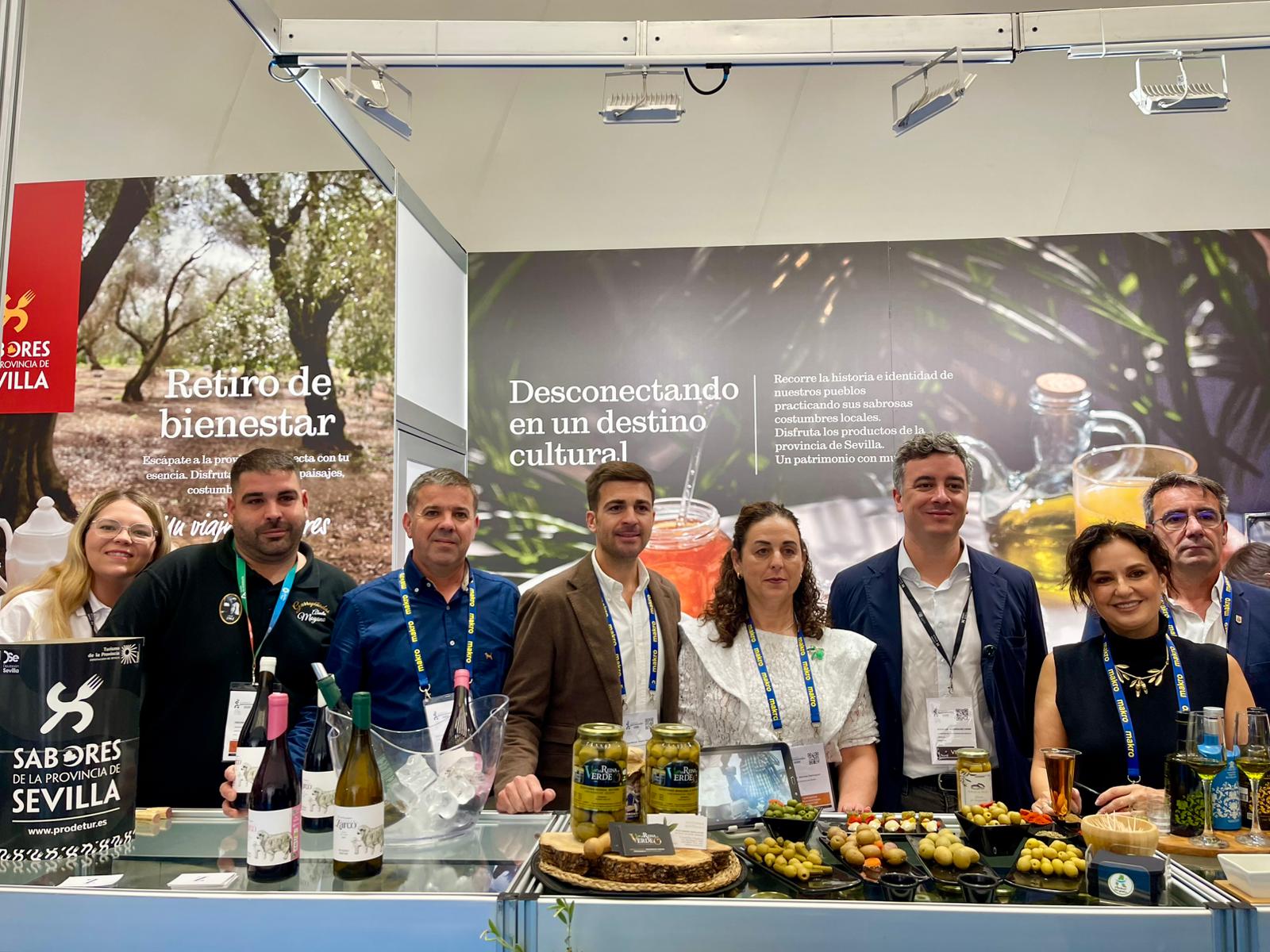 Stand de "Sabores de la provincia de Sevilla" en San Sebastián Gastronomika. ONDA VASCA