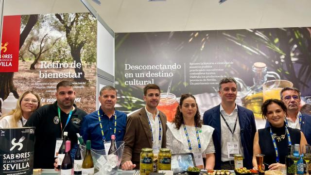 Stand de "Sabores de la provincia de Sevilla" en San Sebastián Gastronomika. ONDA VASCA