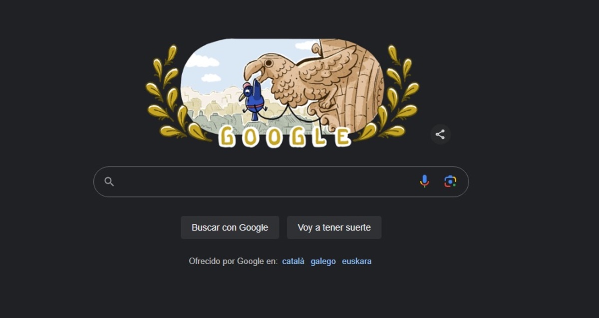 Doodle de Google durante los Juegos Olímpicos de París 2024