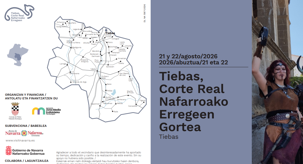 Tiebas, Corte Real de Navarra