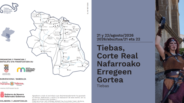 Tiebas, Corte Real de Navarra
