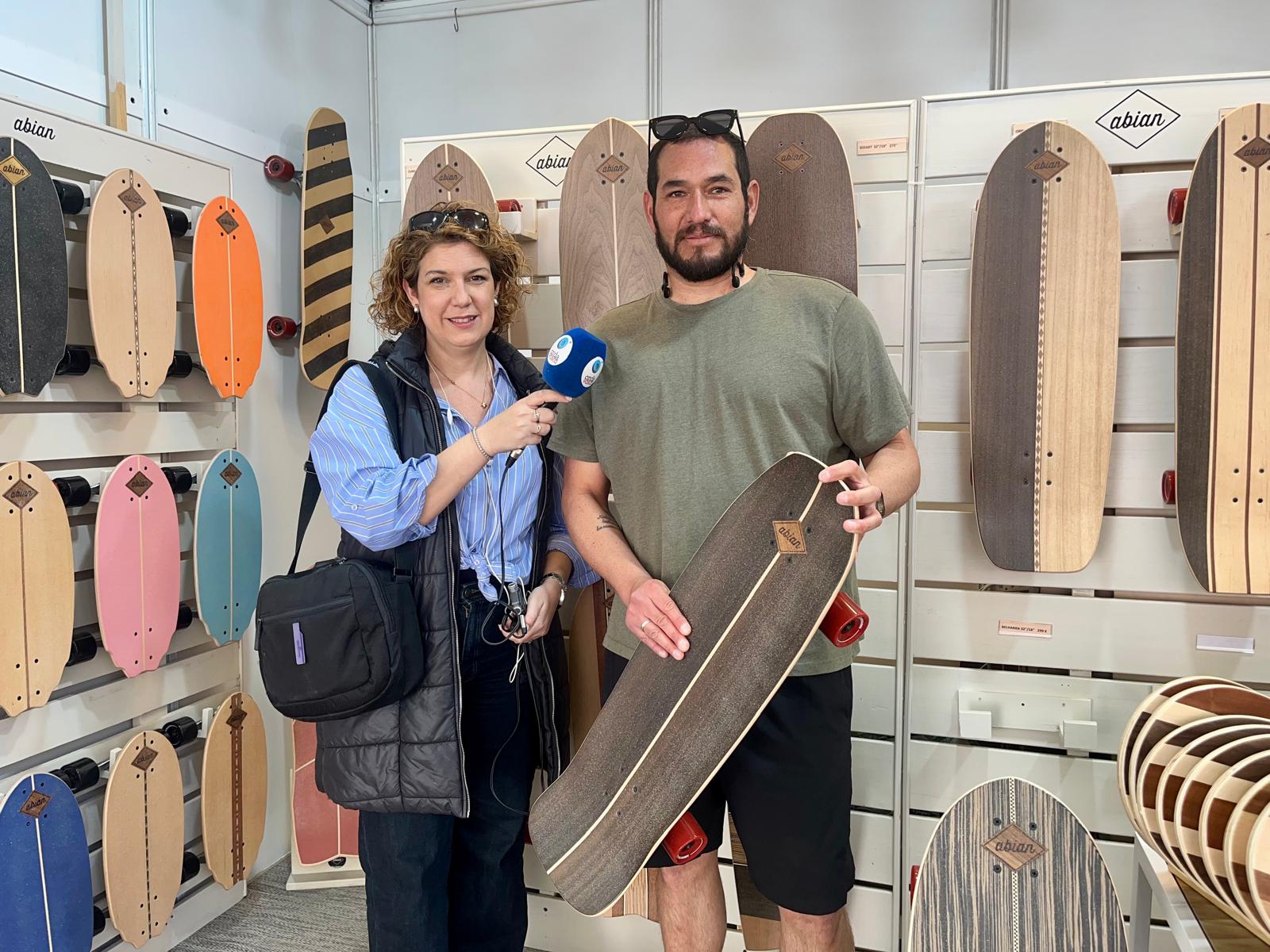 Abian Skateboard ofrece productos personalizados en su taller de Getaria Abian Skateboard ofrece productos personalizados en su taller de Getaria | ONDA VASCA