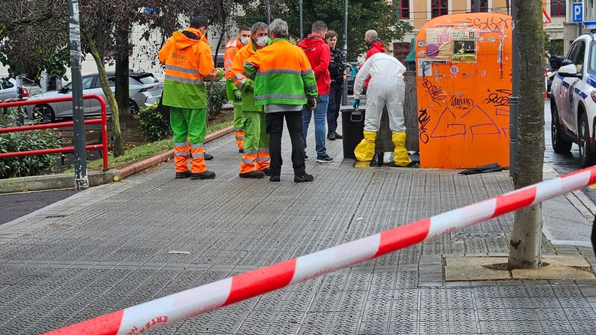En imágenes: Matan a una persona con arma blanca en Bilbao Markel Fernández