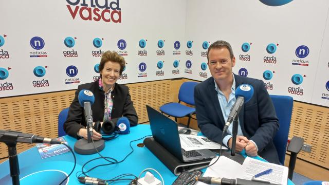 Sonia Pérez, diputada de Turismo de Bizkaia en los estudios de ONDA VASCA