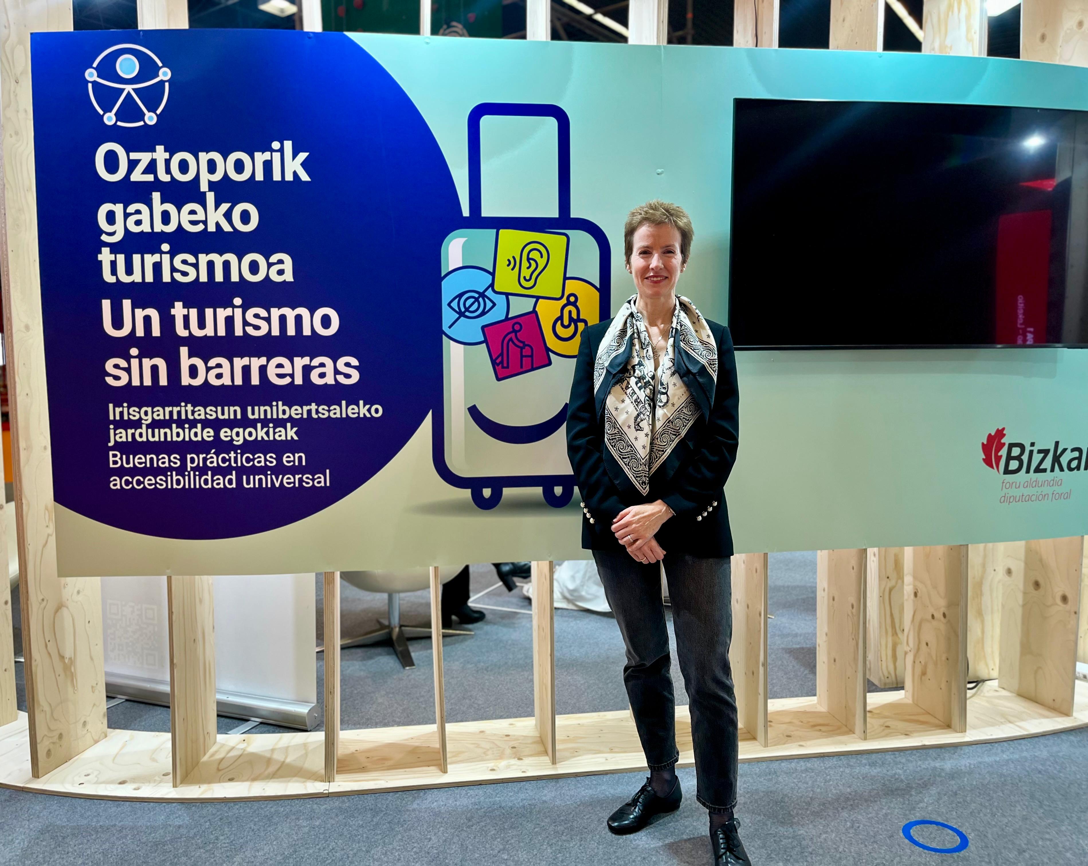 Sonia Pérez, diputada de Transportes, Movilidad Sostenible y Turismo de Bizkaia