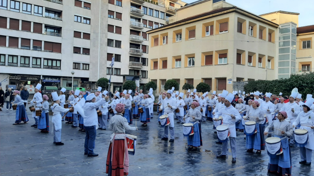 Tamborradas en San Sebastián. ONDA VASCA