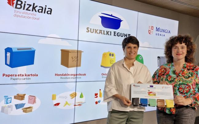 Acto de presentación de la recogida selectiva de los residuos generados durante el Sukalki Eguna Acto de presentación de la recogida selectiva de los residuos generados durante el Sukalki Eguna