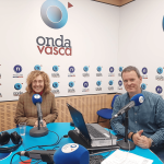 Susana García con Txema Gutiérrez en ONDA VASCA