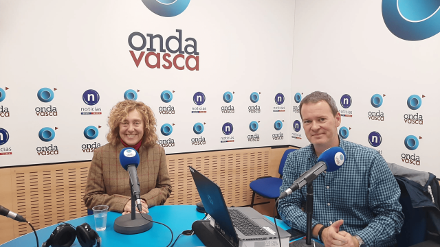Susana García con Txema Gutiérrez en ONDA VASCA