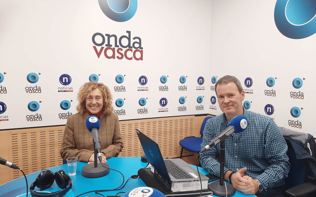 Susana García con Txema Gutiérrez en ONDA VASCA
