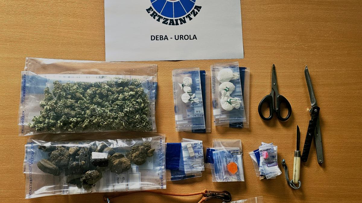 Sustancias estupefacientes detectadas. DEPARTAMENTO DE SEGURIDAD