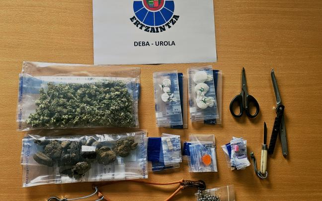 Sustancias estupefacientes detectadas. DEPARTAMENTO DE SEGURIDAD