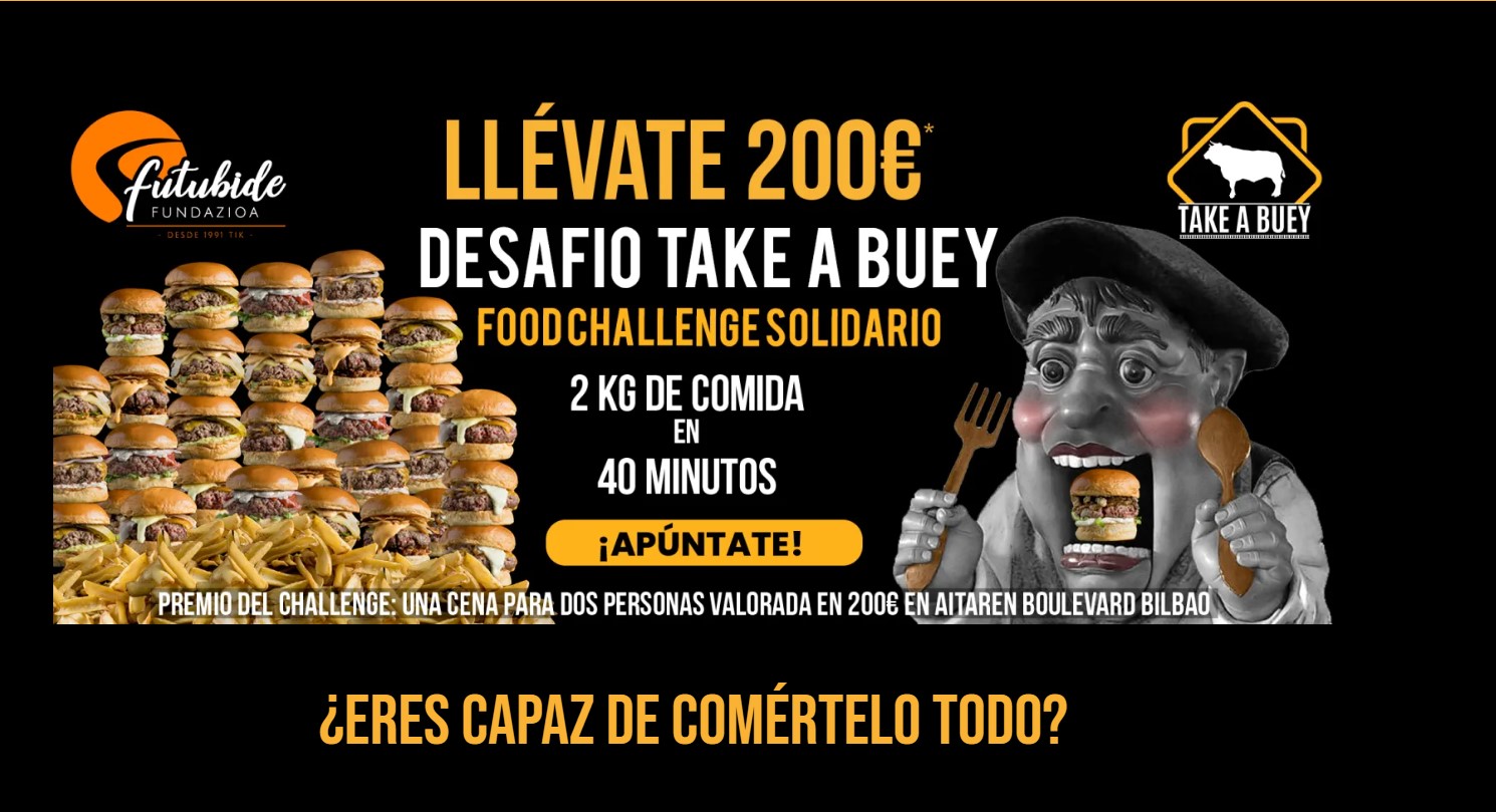 Cartel promocional en www.takeabuey.com