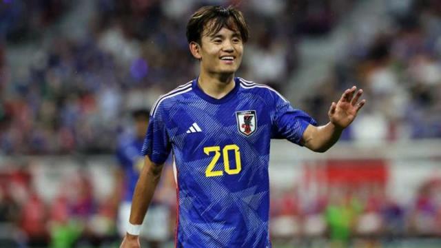 Take Kubo, en un partido anterior con Japón