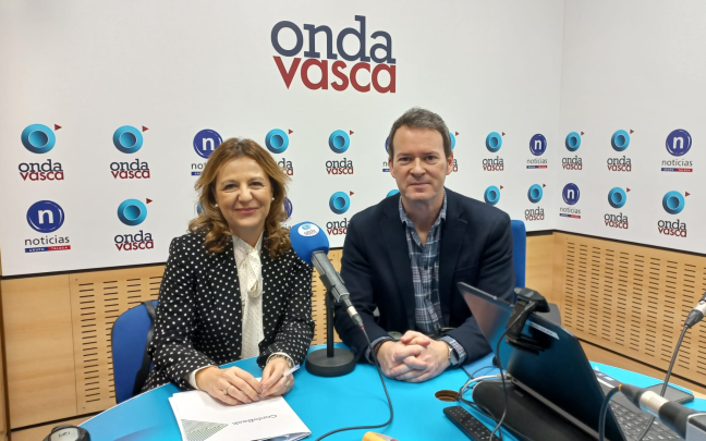 Tamara Yangüe con Txema Gutiérrez en ONDA VASCA