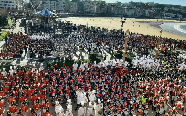 Tamborrada infantil en Donostia. ONDA VASCA