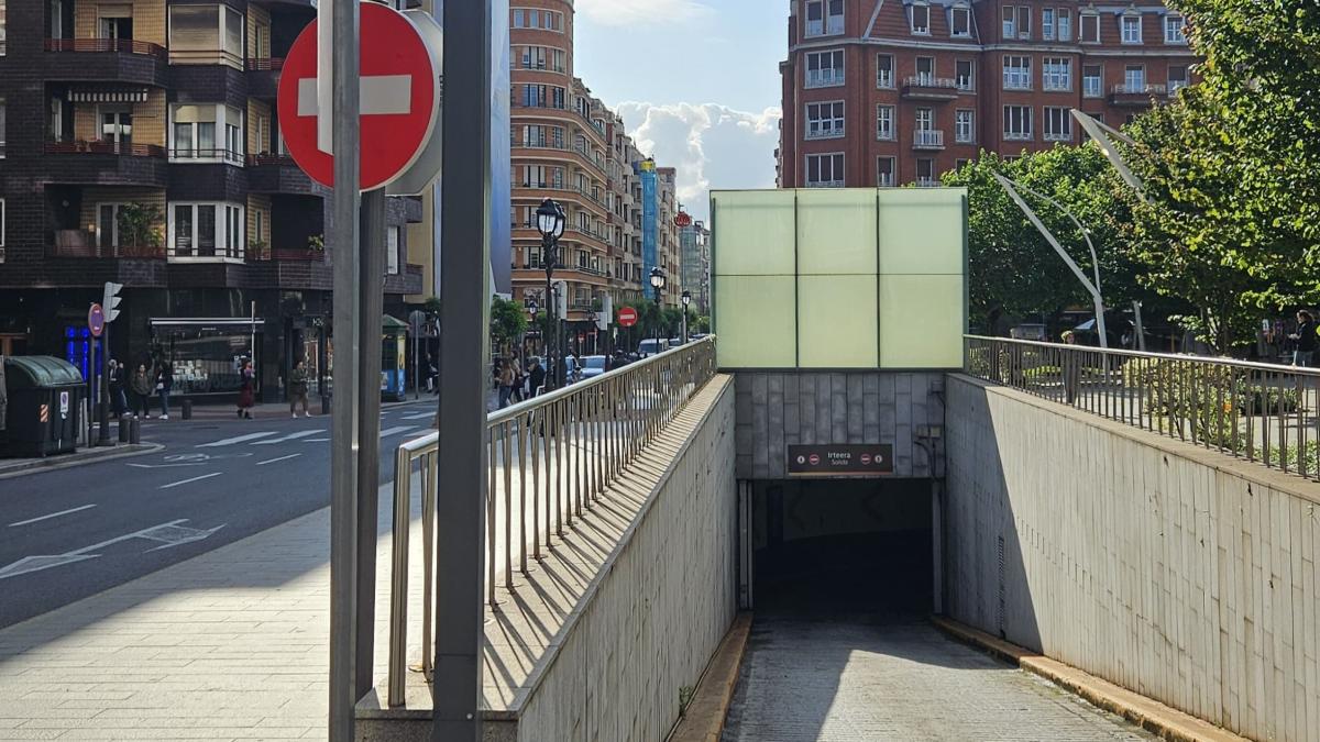 Entrada de parking en Bilbao. BILBAO. EUS