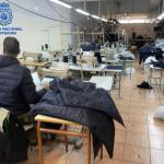 Nave textil donde se producía la explotación laboral en Amezola, Bilbao