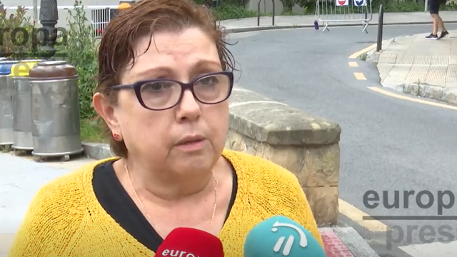 Tia del fallecido en Algorta. IMAGEN DE EUROPA PRESS