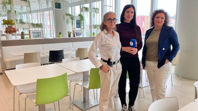 Luz Saralegi, Iranzu Calvo y Virginia Ruiz