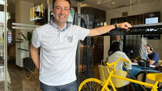 Mikel Torres en el Hotel Puente Colgante. ONDA VASCA