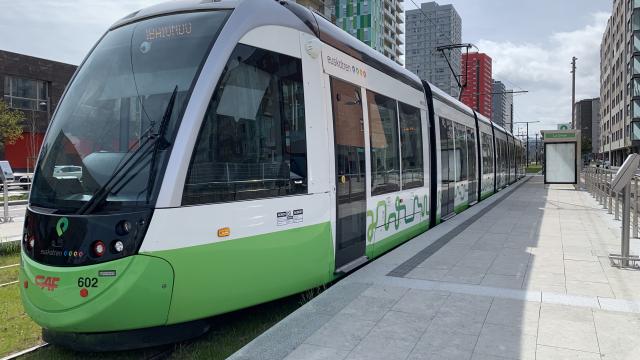 Tranvía de Vitoria-Gasteiz. EP