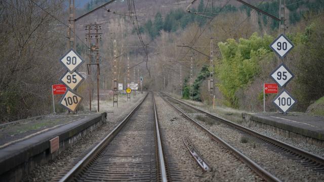 Una vía de la red ferroviaria alavesa. EP