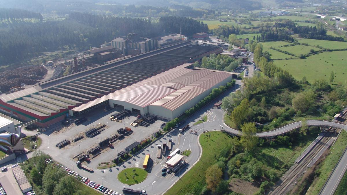 Imagen de archivo de la planta de Tubos Reunidos en Amurrio. Tubos Reunidos