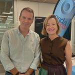 Eider Mendoza con Txema Gutiérrez en ONDA VASCA