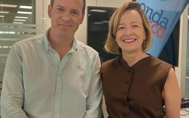 Eider Mendoza con Txema Gutiérrez en ONDA VASCA