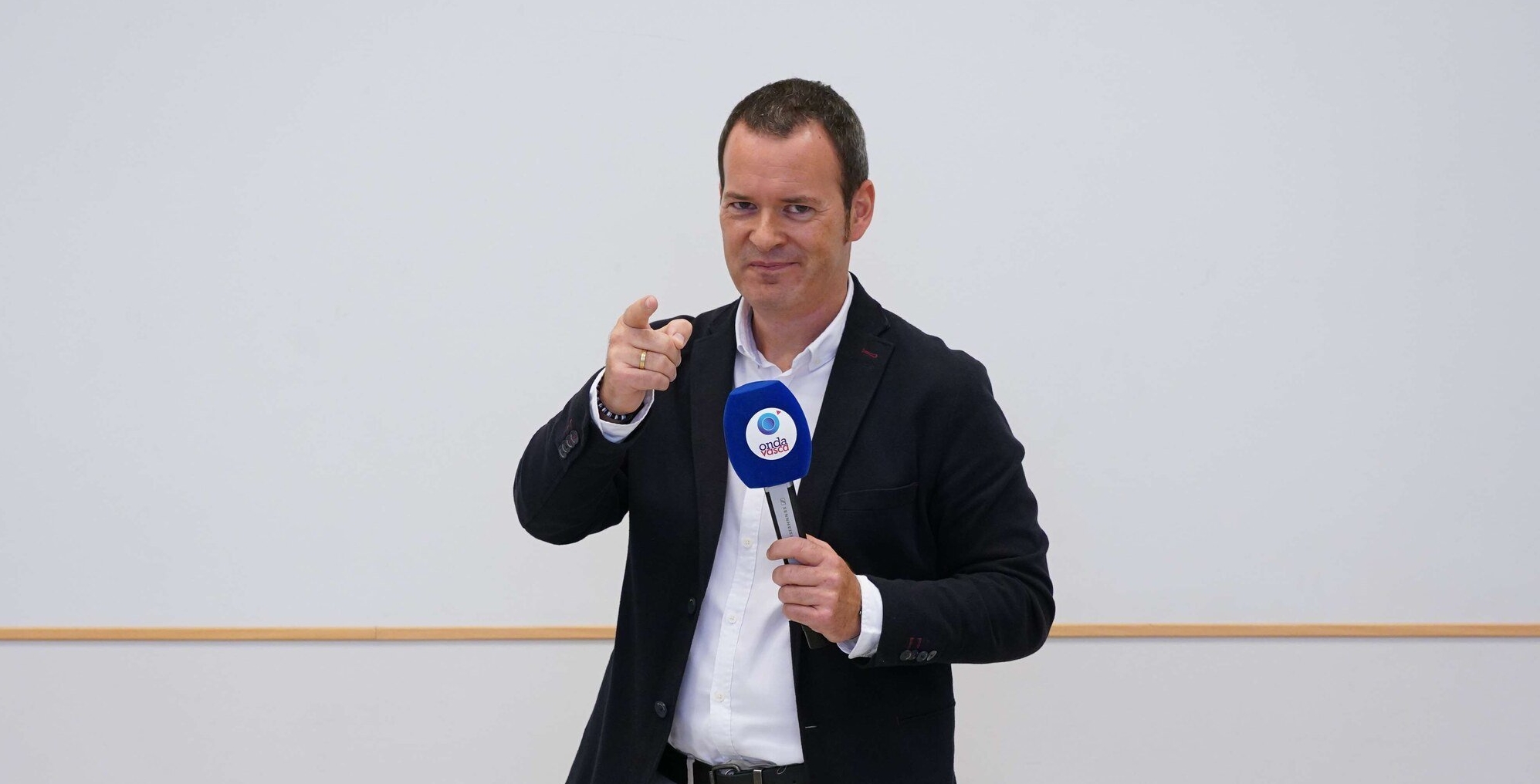 Txema Gutiérrez, presentador de 'Las mañanas de Onda Vasca'