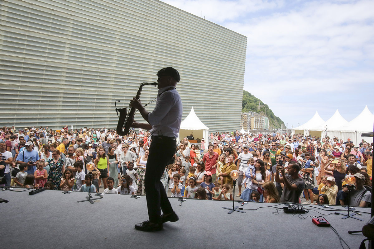 Imagen de una edición anterior del festival Txikijazz / txikijazz.eus