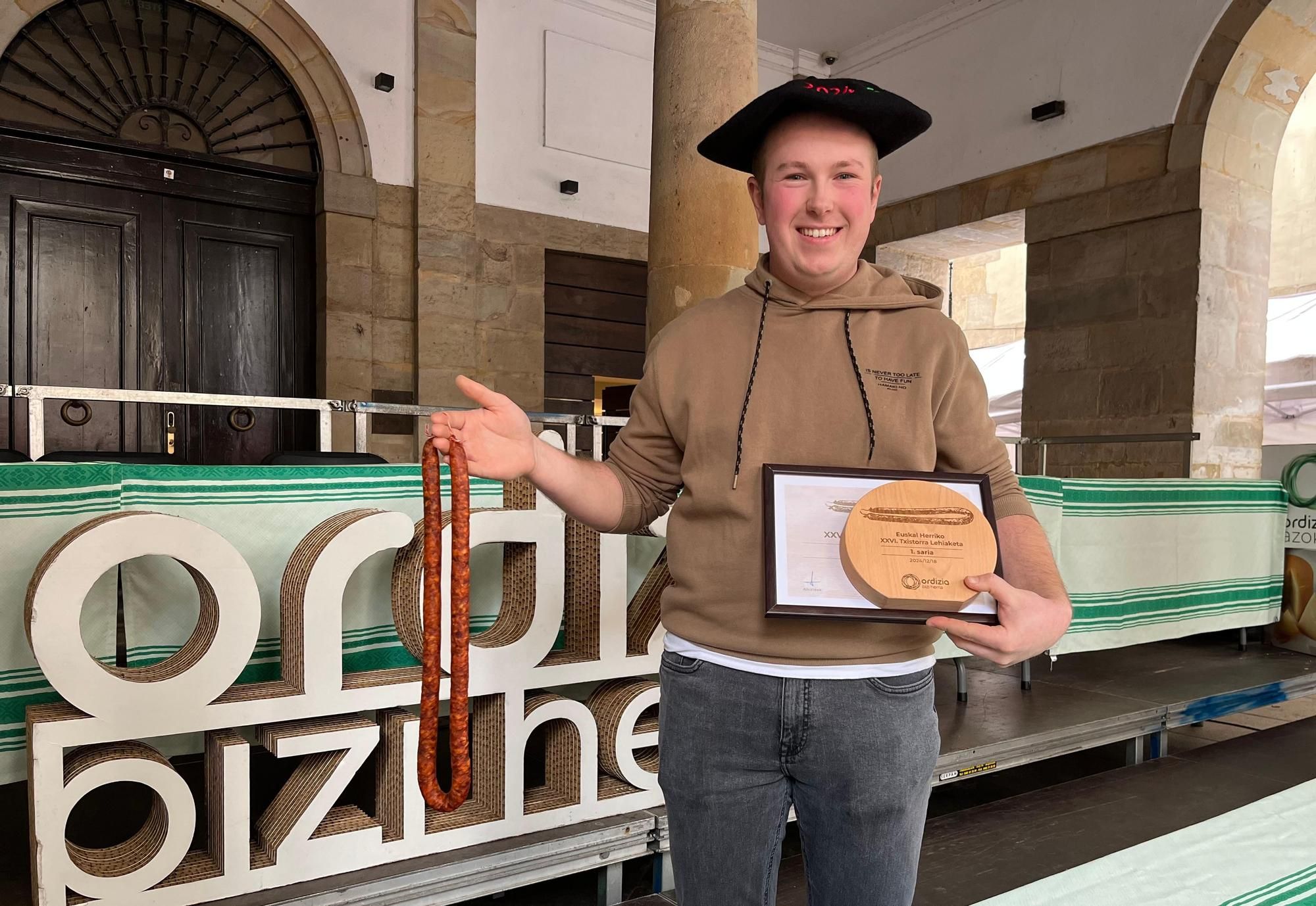 La carnicería Miren Pagola ha ganado el concurso celebrado en Ordizia. Eider Cáceres Ayestaran