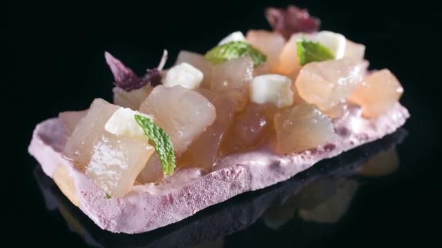 Txitxarro, pintxo del donostiarra 'A fuego negro', ganador en 2007. Foto: Campeonato de Pintxos Euskadi y Navarra