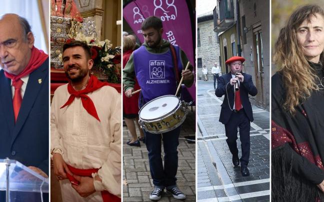 Juan José Martinena, Alberto Gurrea, AFAN, la Asociación cultural de Gaiteros de Pamplona y Yala Nafarroa, candidatos para lanzar el Chupinazo. Juan José Martinena, Alberto Gurrea, AFAN, la Asociación cultural de Gaiteros de Pamplona y Yala Nafarroa, candidatos para lanzar el Chupinazo.