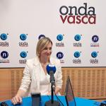 María Ubarretxena, consejera de Gobernanza, Administración Digital y Autogobierno y portavoz del Gobierno Vasco en los estudios de ONDA VASCA