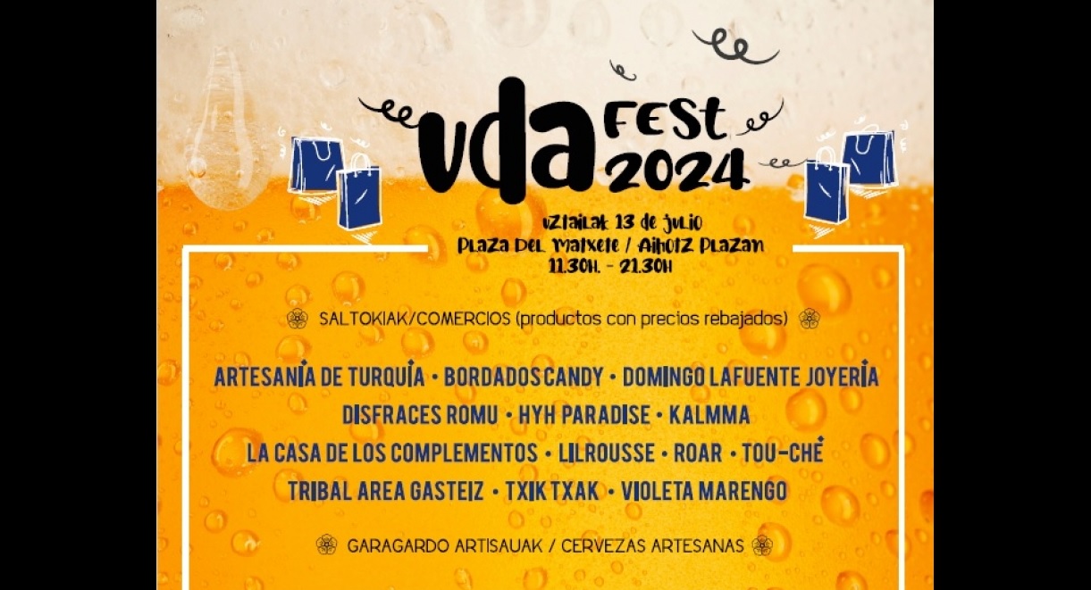 Cartel del Udafest 2024 en Gasteiz