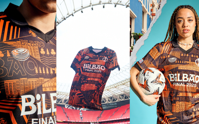 Diseño de la camiseta oficial de la final de la Europa League en Bilbao. UEFA.COM Diseño de la camiseta oficial de la final de la Europa League en Bilbao. UEFA.COM