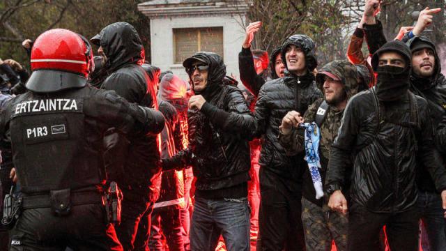 Ultras del Paris Saint-Germain en Bilbao