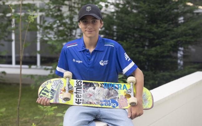 Egoitz Bijueska volvió a demostrar en el skatepark brasileño que posee un talento excepcional. Foto: Basque Team