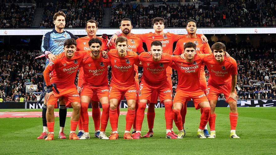 Uno de los onces de la Real esta temporada. NOTICIAS DE GIPUZKOA