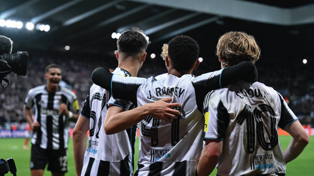 El Newcastle en su última victoria en Champions / Newcastle United